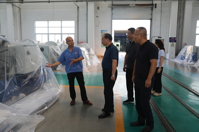 甘肃省国投领导王永生一行莅临星火机床公司调研指导